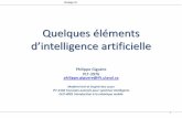 Quelques éléments d’intelligence atificiellewcours.gel.ulaval.ca/2017/h/GEL3014/default/5notes/presentiels... · •Le traitement de la langue naturelle •La robotique 5. ...