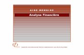 AIDE MEMOIRE · CGAP Aide Mémoire : Analyse Financière • 7 Exemple d’un Plan Comptable : Modèle BCEAO Actif Passif Opérations avec les institutions financiers et assimilés