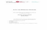 D.E.S. de Médecine Généraledmg.medecine.parisdescartes.fr/wp-content/uploads/sites/3/2014/06/... · • Marie ECOLLAN: Recherche – Externat – Thèses – Tutorat ... MAROUBYDominique