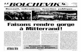 PN alsons renDre orae i erran 1 - Marxists Internet Archive · 2 Mitterrand ... Suite de la page 1 tions du gouvernement sont si minables qu'elles sont rejetées comme une provo cation