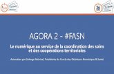 AGORA 2 - #FASN - faireavancerlasantenumerique.com · la cour des comptes, enseignant à Sciences Po (Paris) Edouard Couty, Conseiller-maître honoraire à la cour des comptes, enseignant