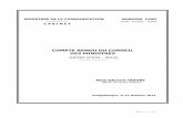 MINISTERE DE LA COMMUNICATION BURKINA …news.aouaga.com/documents/docs/Conseildesministresdu23octobre20… · Le second rapport est relatif à la demande d’agrément pour la nomination