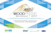 Programme officiel / Official program - WoodRise …wood-rise-congress.org/wp-content/uploads/sites/34/2017/01/... · PROGRAMME OFFICIEL OFFICIAL PROGRAM ... General manager, FCBA