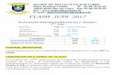 FLASH JUIN 2017 - bellevillesurloire.fr _JUIN _2017.pdf · - De fixer les tarifs de l’accueil de loisirs sans hébergement pour les vacances d’été, ainsi que le tarif unique