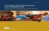 CAHIERS ÉCONOMIQUES DU CAMEROUN - World …€¦ · l’Économie, de la Planificationet de l’Aménagement du territoire, Ministère des Finances et Institut national des statistiques.