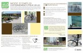 MODE D’EMPLOI STATIONNEMENTS POUR VÉLOS … · xt page). ... Vous voulez faire votre part pour faciliter l’accueil de cette clientèle qui utilise le vélo comme moyen de transport?