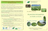 PLANTES INVASIVES en Indre-et-Loire¨ce 2... · liste des espèces présentes en région Centre ... Des campagnes de gestion et / ou d’arrachage ont été réalisées sur la Cisse,