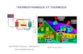 THERMODYNAMIQUE ET THERMODYNAMIQUE …pedagogie.ac-limoges.fr/physique-chimie/IMG/pdf/thermody...La pompe à chaleur (PAC) Machine « idéale » : Machine de CARNOT Pour une machine
