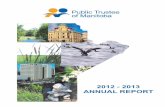 2012 - 2013 - Annual Report - Final - Province of … · 2012 - 2013 ANNUAL REPORT. ... Vingt-six modules de formation Power Point ont été élaborés ... Un poste vacant de 0,6