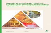 Etat de l'art des méthodes de surveillance de l’impact … · voisinage des installations d’incinération et de co-incinération de déchets, 2005, 69 p, ... • un inventaire