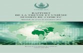 RAPPORT DE LA TRENTE ET UNIÈME SESSION DU … · Groupe de la Banque Islamique de Développement (BID), ... 27-République Islamique de Mauritanie 28-Royaume du Maroc 29- République