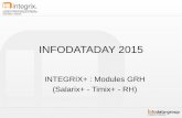 INFODATADAY 2015 - Home - Infodata-group 2015 GRH... · Formulaire chômage partiel avec formation au format PDF et CSV ... Envoi des fiches de paie en PDF par mail aux ... Remplissage