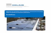 Eléments de conception des installations climatisation ... · technologie. 1 SOLAIR – Développement du marché de la climatisation solaire des petites et ... soit comme une simple