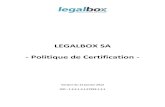 LEGALBOX SA - Politique de Certificationpki.legalbox.com/policies/certificate-policie-legalbox-users_fr.pdf · politique de certification 2/24 sommaire 1. preambule 3 2. presentation