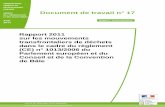 Document de travail n° 17 - Observation et statistiques · - des déchets dangereux au titre de la Convention de Bâle et/ou au titre du règlement (CE) n° 1013/2006 ; ... La liste