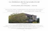 Le château de la Grande Forêt - bmr.free.fr · ... Mail du 19 octobre 2017 de Maître ... Sauvegarde du château ... sur les premiers contreforts du Mont du Chat. Le plus haut sommet
