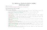 Le Moyen-Orient (1876-1980) Bibliographie · En ligne Bibliothèque Diderot ... Dictionnaire de l’Empire ottoman. Paris, France: ... Salle Histoire philosophie 956 BOZ