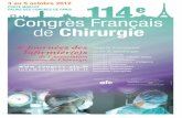 PORTE MAILLOT PALAIS DES CONGRES DE PARIS … · Chirurgie Digestive ... conduite à tenir devant une hémorragie digestive haute ... La gestion du traumatisé grave au déchocage