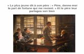 « Le plus jeune dit à son père : « Père, donne-moi la … · Abel et Cain, le Tintoret, Caïn Lovis Corinth, 1917, 16ème siècle Düsseldorf . Jacob et Esaü tapisserie Rubens,