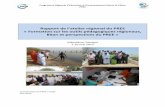 Rapport de l’atelier régional du PREE « Formation sur les ... · o Sénégal / UNIVERE / Education à l’environnement dans les écoles de Kayar et de la ... est au cœur du