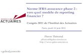 Norme IFRS assurance phase 2 : vers quel modèle de ... · Rajout dans la définition des clauses de PB discrétionnaire d’une ... Coût amorti / lock-in Obligations au coût amorti