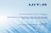  · ii Rec. UIT-R BT.2077-1 Avant-propos Le rôle du Secteur des radiocommunications est d’assurer l’utilisation rationnelle, équitable, efficace et économique du spectre radiol