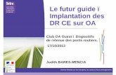 Le futur guide Implantation des DR CE sur OA - cotita.fr€¦ · - Publication du guide (comité éditorial SETRA) ... Dispositifs de retenue routiers sur OA marqués CE *** De la