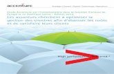 Etude Accenture sur l’investissement dans la fonction ... · Etude Accenture sur l’investissement dans la fonction Sinistres en Europe et en Amérique latine - Edition 2013 ...