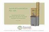 Guide d'installation Feu vert · Ce document a été réalisé en prenant pour référence un foyer de masse ... La base du foyer est composée de trois parties: la semelle, la fondation