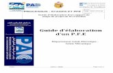 Guide d’élaboration d’un P.F - isetkr.rnu.tn PFE GE GM.pdf · rapport de PFE Département Génie Electrique. ... - Veiller accéder à la même version du logiciel en cas de
