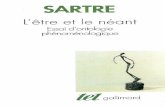 Jean-Paul Sartre -  · PDF fileJean-Paul Sartre L'être et le néant Essai d'ontologie phénoménologique ÉDITION CORRIGÉE AVEC INDEX PAR ARLETTE ELKAÏM-SARTRE Gallimard
