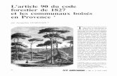 L'article 90 du code forestier de 1827 et les communaux ...€¦ · de la forêt, l'administration, ... pas soumis de plein droit au régime ... administrative la soumission des bois