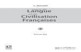 Langue cours de Civilisation Françaises Francaises... · 2017-03-28 · Civilisation Françaises Languecours de et de 3. 2 LEÇON 26 Page 17 Conversation 1. Nous voyons trois images.