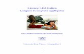 Licence LEA Italien Langues étrangères appliquéesitalien-roumain.upv.univ-montp3.fr/files/2012/07/livret... · 2012-07-19 · ... largement habilitée dans les universités françaises