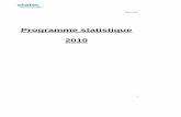 Programme statistique 2010 - Statistiques // Luxembourg · 1.4 Mesurer la concurrence dans les branches d ... l'Observatoire de la compétivité ... L'indice des prix à la production