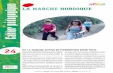 LA MARCHE NORDIQUE Cahier pédagogique - …©dagogique_ufole… · Cahier pédagogique LA MARCHE NORDIQUE ... l’activité au grand public, sous le nom de Nordic Walking ou « marche