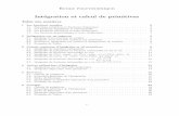 Int egration et calcul de primitives - math. 1 Les fonctions usuelles 1.1 Fonctions primitives et