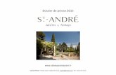 Contact Presse - Presse à part- Sophie de Clock- … · 2016-02-20 · Visite d’un nouveau « Jardin Remarquable », sur le promontoire dominant le Rhône ... offrant une vue imprenable