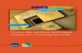 Choisir des solutions techniques - Programme … · acp ★eu Facilité pour l'eau COMMISSION EUROPEENNE Choisir des solutions techniques adaptées pour l'assainissement liquide Choisir