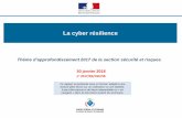 La cyber résilience · 2018-03-28 · Thème d’approfondissement 2017 de la section sécurité et risques ... Mettre en place des Comités d’analyse et de partage de l ... les