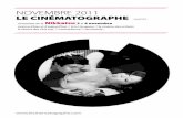 NOVEMBRE 2011 LE CINÉMATOGRAPHElecinematographe.lilabox.org/.../programme/novembre2011.pdf · pone. une entrée absolument essentielle dans l’histoire de la nikkatsu dont le centième