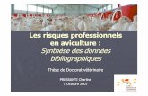 Les risques professionnels en aviculture : Synth¨se des .cadence soutenue et position articulaire