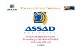 CF ASSAD 2003 [Mode de compatibilité] - … · • Société de Torus Europe • Société ... transite la majeure partie ...