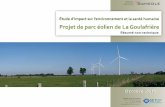 Résumé non technique | Étude d'impact sur … Projet... · La SARL Ferme Eolienne de La Goulafrière souhaite aménager un parc éolien sur le territoire de la commune de ... verticale,