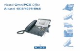 Alcatel OmniPCX Office - ETT Telecom 4038-4039-4068_Manuel.pdf · Manuel utilisateur 3 Introduction En choisissant un téléphone de la gamme 4038/4039/4068, vous faites confiance