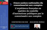 L'expérience française en matière de contrôle …cn-cncc.dz/_cont/uploads/2018/05/presentation-JEAN-MICHEL-MOREA… · interne Le contrôle interne est une notion récente pour