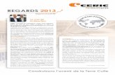 2014 06 09 brochure regards - ceric.fr · tation de 23% de son chiffre d’affaires en 2013, et de nombreux chantiers de briqueteries en cours de réalisation en 2014. L’année