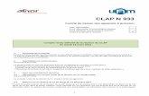 CLAP N 490 - afiap.org · - Discussion de la fiche CLAP 292 « Exigences de flexion par choc pour matériau de faible épaisseur ». 3 Suivi des précédentes réunions 3.1 Approbation