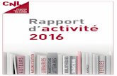 Rapport d’activité 2006 - centrenationaldulivre.fr d ’activité 2016 ... 1 Pour mémoire, l’exercice 2016est celui de l’application pleine et entière du décret n° 2012-1246,