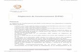 Règlement de fonctionnement EHPAD - GCS · PDF file- La circulaire du 8 décembre 2006 relative à la mise en ... et traduisent la hiérarchie des ... de la coordination des soins